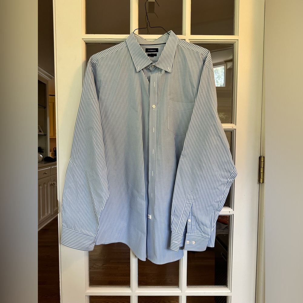 Croft & Barrow Easy Care Striped Button Up